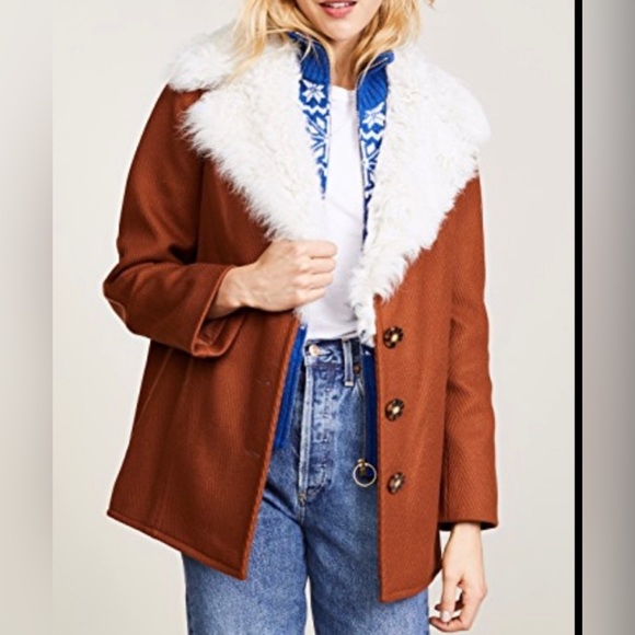 Tory Burch Lancaster coat size 12
